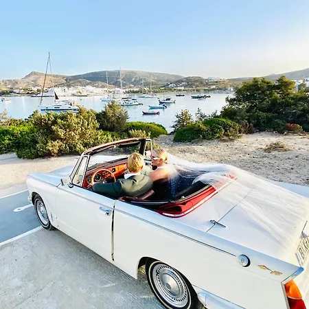 شقة Milos Island-cavo Paradiso Twin Side Sea View-stunning Sunset View Plaka (Milos)
