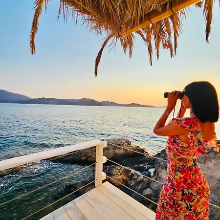 Milos Island-cavo Paradiso Twin Side Sea View-stunning Sunset View Lägenhet *