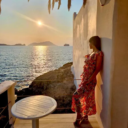 Milos Island-cavo Paradiso Twin Side Sea View-stunning Sunset View