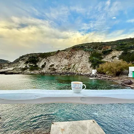 Milos Island-cavo Paradiso Twin Side Sea View-stunning Sunset View